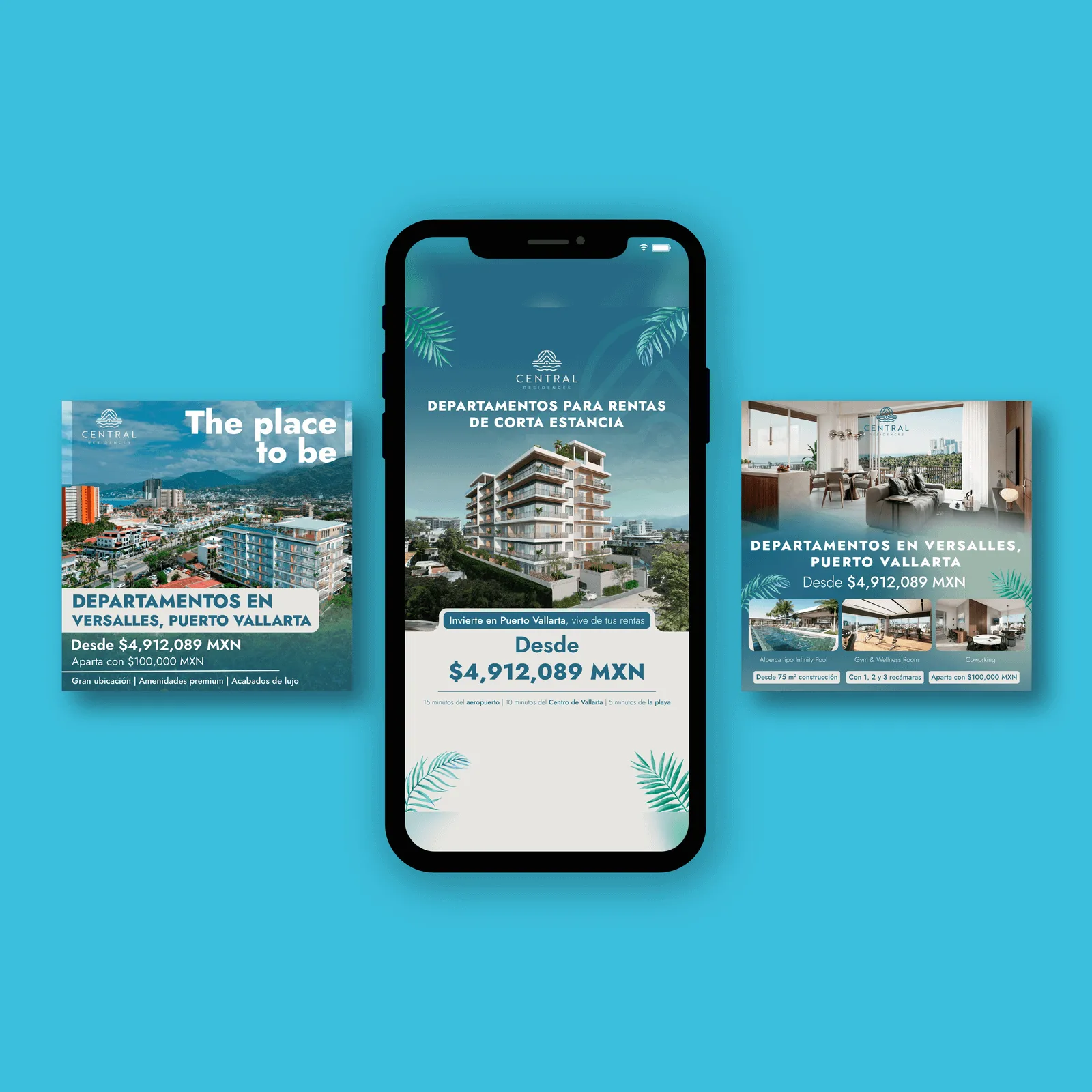 Central Residences: Central Anuncios