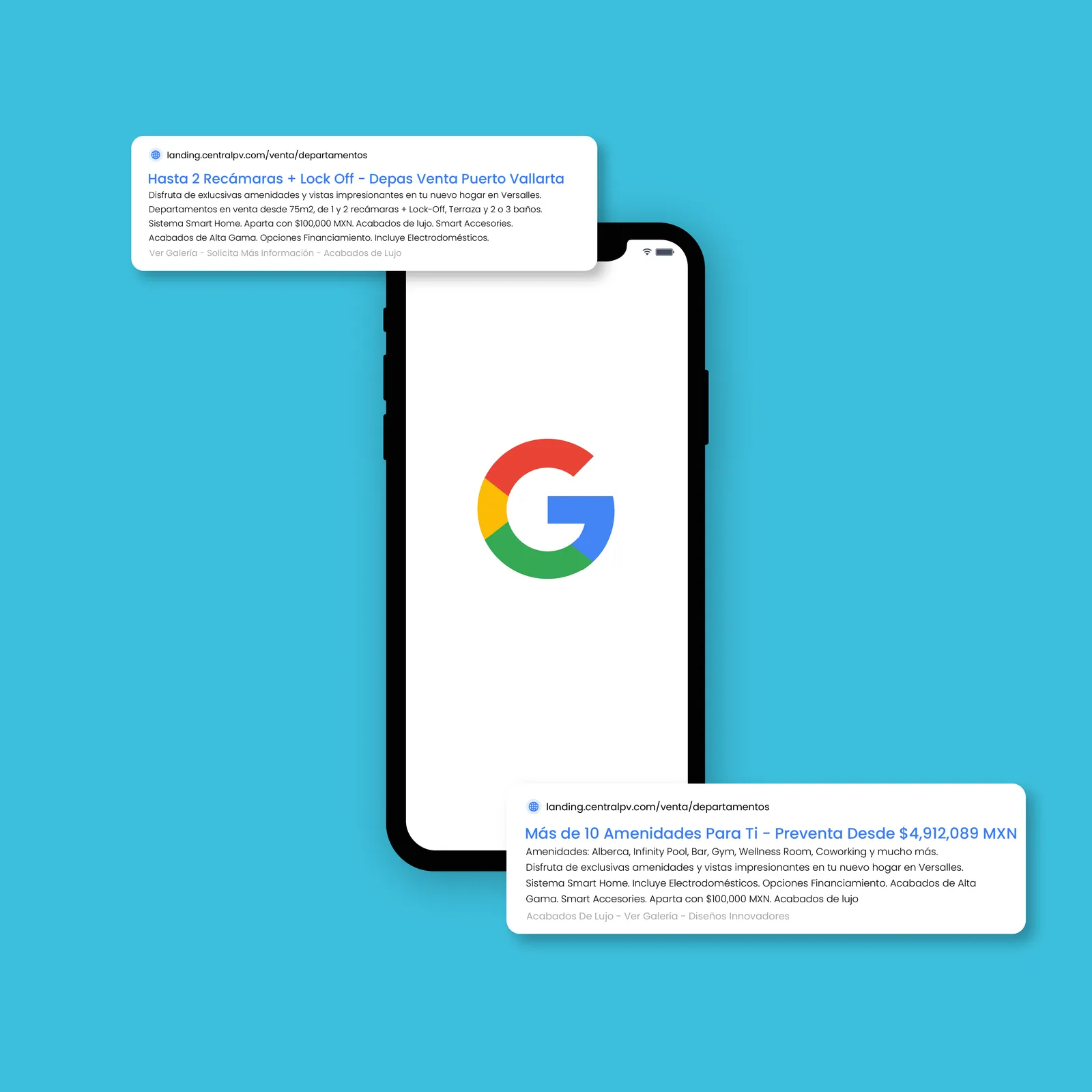 Central Residences: Central Google Ads