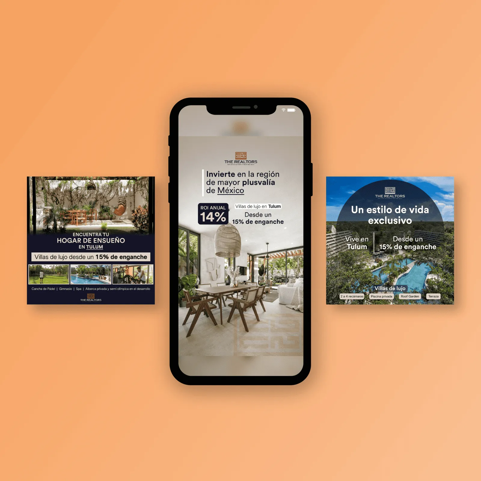 The Realtors, Riviera Maya, Quintana Roo: trabajo de Canseco